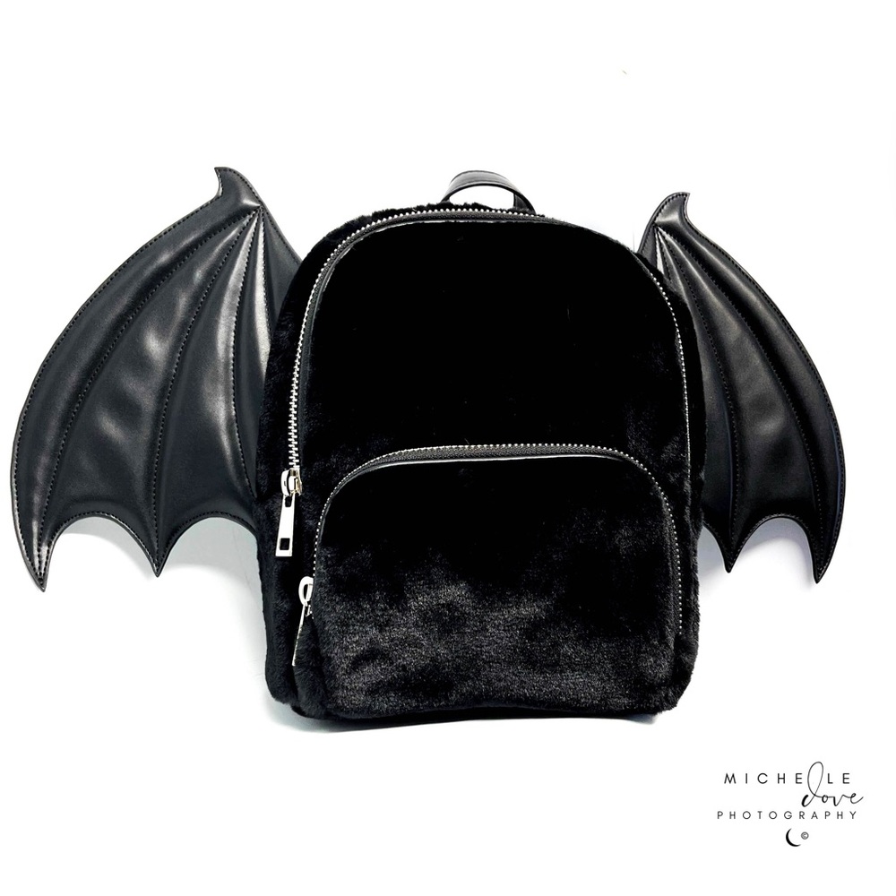 Doom Daze Bat Mini Backpack - Picture 3 of 3